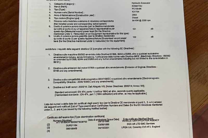 OmecoHub - Immagine KOMATSU PC130-6